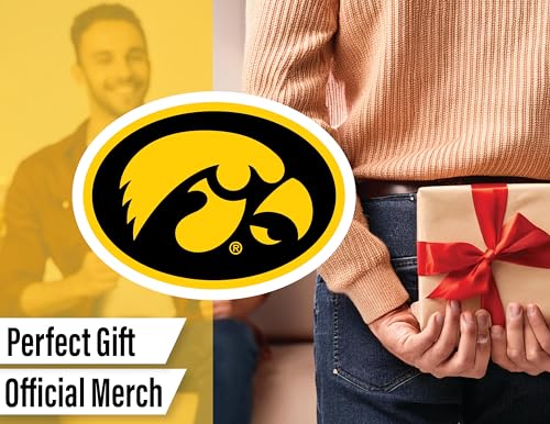 Image of Iowa Hawkeyes Stickers Decals Car Vinyl Water Bottle University Gifts 14 Pc