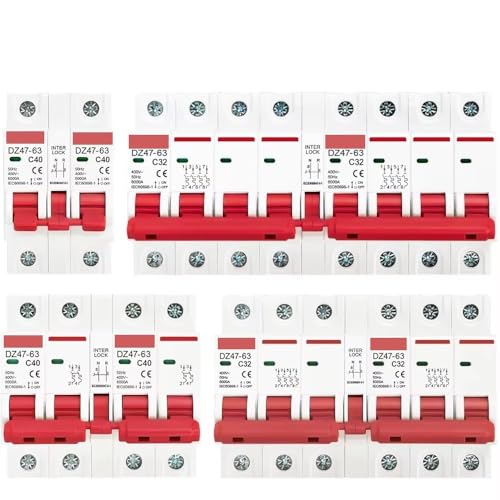 Interrupteur de déconnexion isolant MCB 4P 16A MTS transfert manuel double puissance