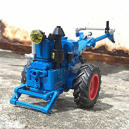 Koyae Technik Gehender Traktor Spielzeug, Blau, 248 Teile Konstruktionsspielzeug Kompatibel Lego – Bild 4