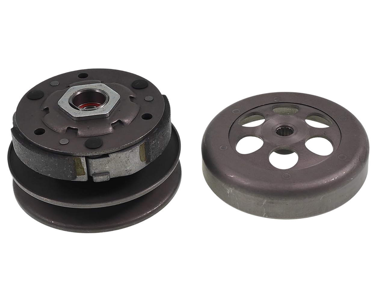 2EXTREME convertisseur cloche 112, compatible avec ATU Explorer Race GT50 | Prémonté: ressort contre-pression, embrayage et cloche; compatible avec ATU Explorer Race GT50, compatible avec Keeway RY6 50