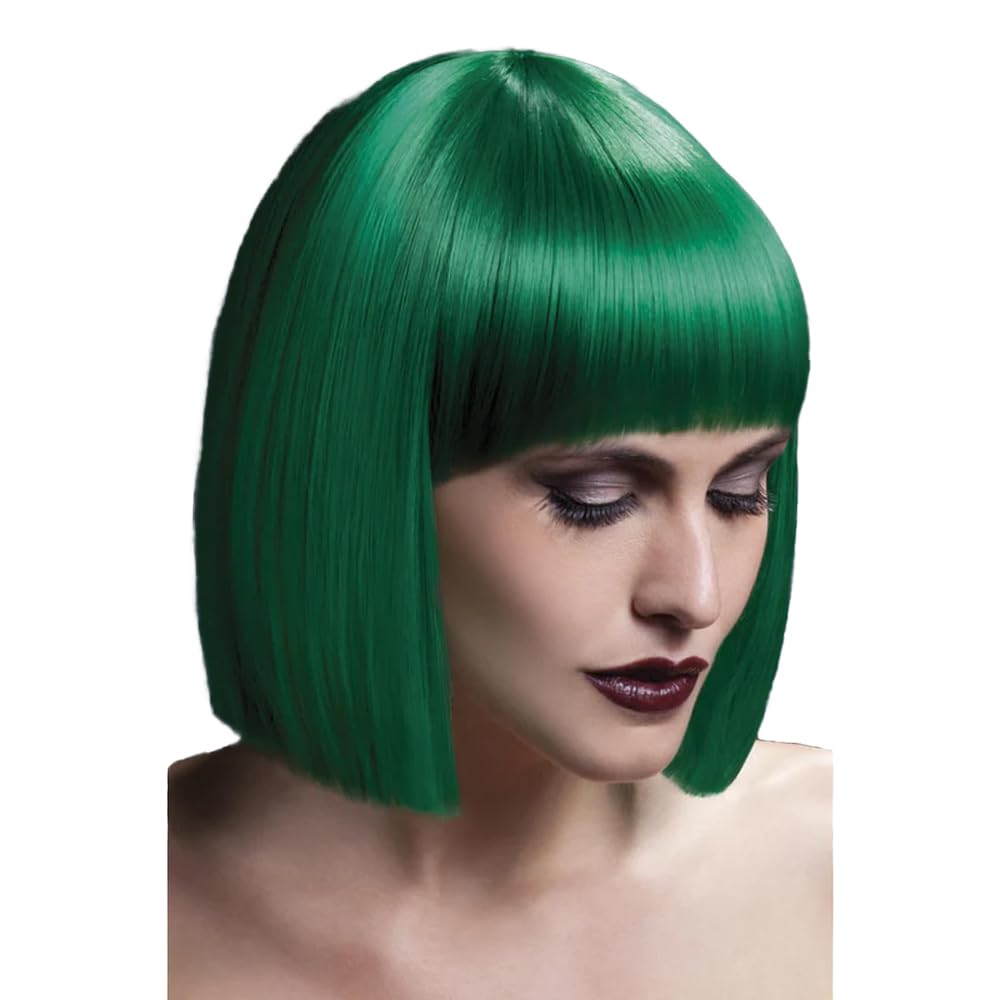 Smiffy's Fever Lola Wig, One Size Green