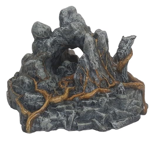 Aquarium Natural Looking Ancient Stone Cave showpiece for Hiding Fish, Fishtank Decoration… (B0CZHS7B34) Amazon Price History, Amazon Price Tracker