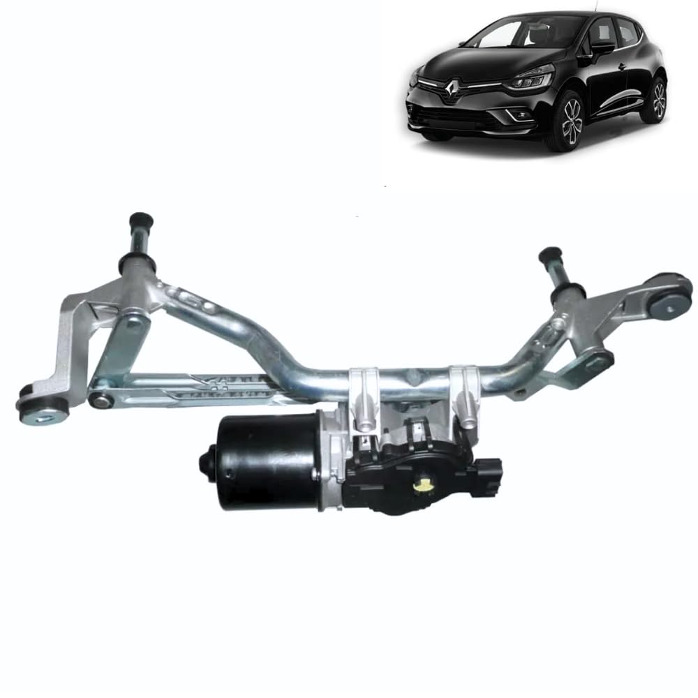 Mécanisme Complet d'Essuie Glace Avant (Tringlerie) avec Moteur compatible pour Renault Clio 4 de 2012 à 2019 OEM : 288008961R 28800891R