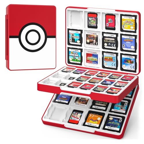 ATiC Switch2/ Switch/Switch Lite/SwitchL@ELf/ 3DS/ 3DSXL/ DS/DSi \tgP[X J[h[P[X Switch\tg60/3DS\tg24/MicroSDJ[h36Ɏ[ Q[