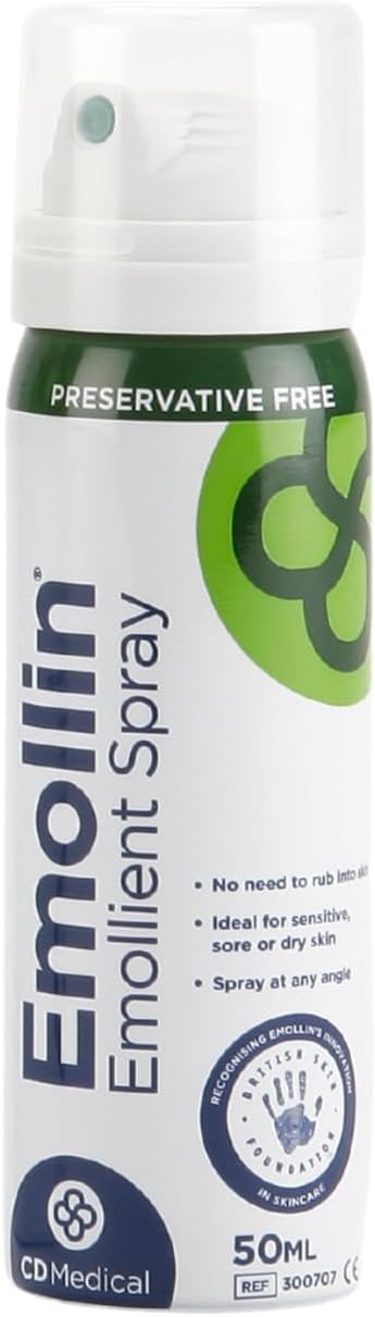 Emollin Emollient Spray 50ml Travel Size