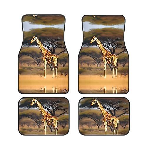 Tapis de sol voiture motif arbre majestueux idéal pour les voyages