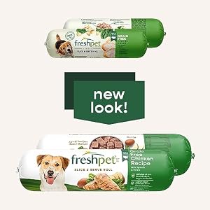 Freshpet Canine Meals, Slice and Serve Roll, Grain Free Rooster Recipe, 1.5 Lb Freshpet Canine Meals, Slice and Serve Roll, Grain Free Rooster Recipe, 1.5 Lb