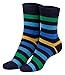 Produktbild Piarini 2 Paar Kinder Stoppersocken ABS Socken Anti Rutschsocken Noppen Baumwolle Jungen Mädchen Navy 31 32 33 34