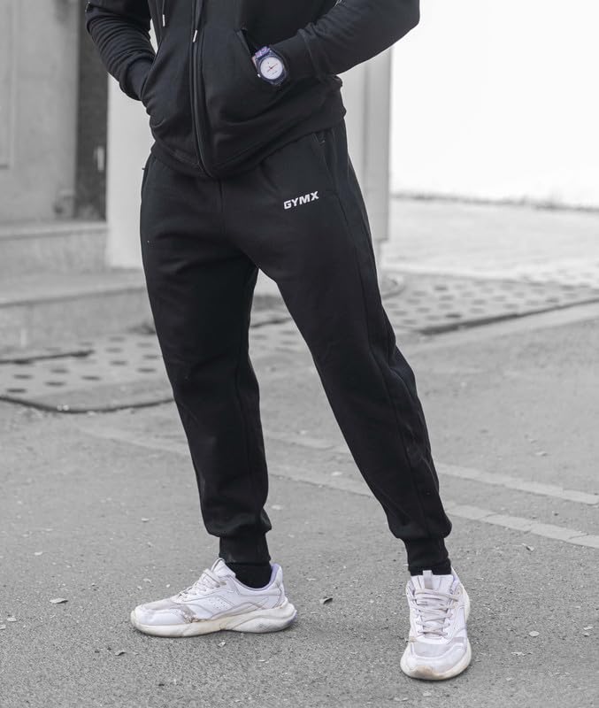 Image of Gymx Joggers for Men for Running | Gym Sports Lower for Men & Boys | Summer Track Pants for Men | Multipurpose Men Lower Activewear Trousers | Night Pants