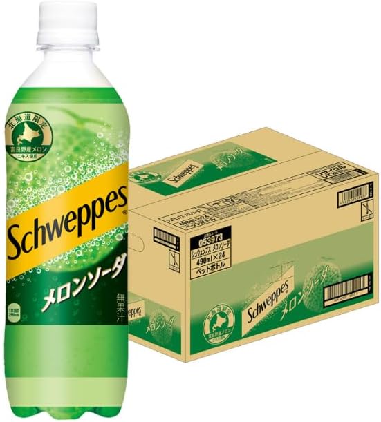 Coca-Cola Schweppes Melon Soda 490ml PET x 24 Bottles