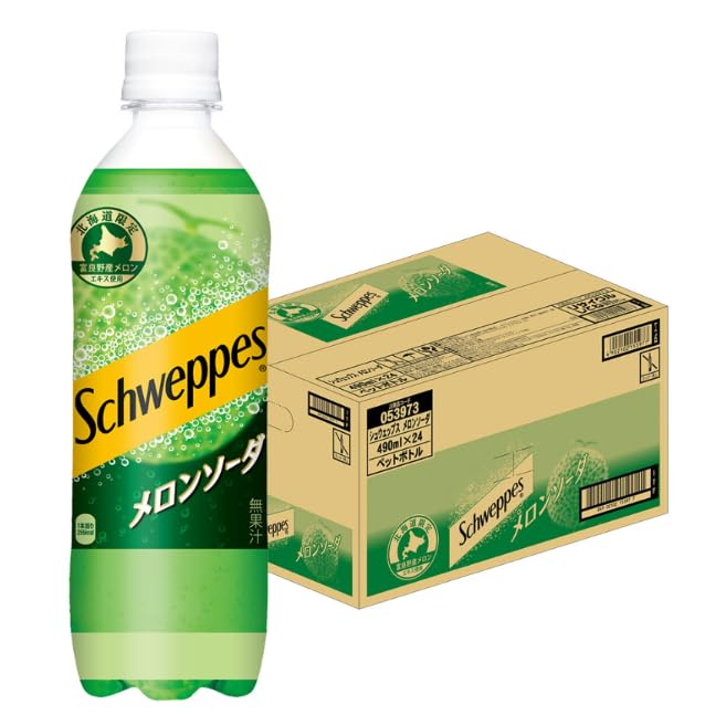 Amazon.co.jp: コカ・コーラ シュウェップス メロンソーダ 490mlPET