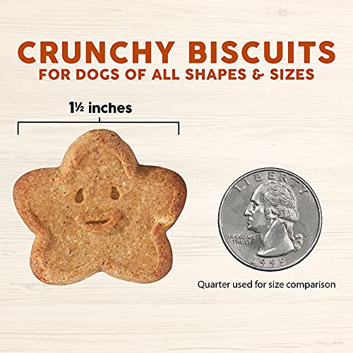Cloud Star Wag More Bark Less Oven Baked Biscuits, Grain Free Crunchy Dog Treats, Peanut Butter & Apples - 2.5 Lb. #TOP5