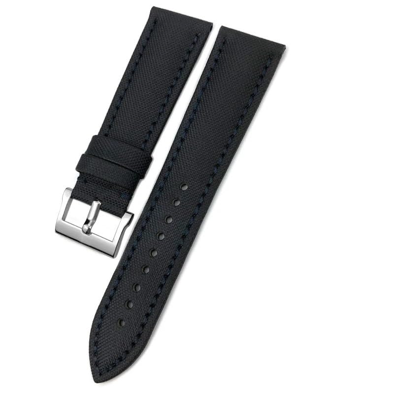 Bracelet montre nylon 23.0 mm Fifty Fathoms 5000 5015 toile boucle