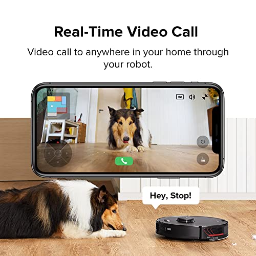 Image of roborock S7 MaxV Plus Robot Vacuum and Sonic Mop with Auto-Empty Dock, ReactiveAI 2.0 Obstacle Avoidance, Real-Time Video Call, 5100Pa Suction, Perfect for Pet Hair