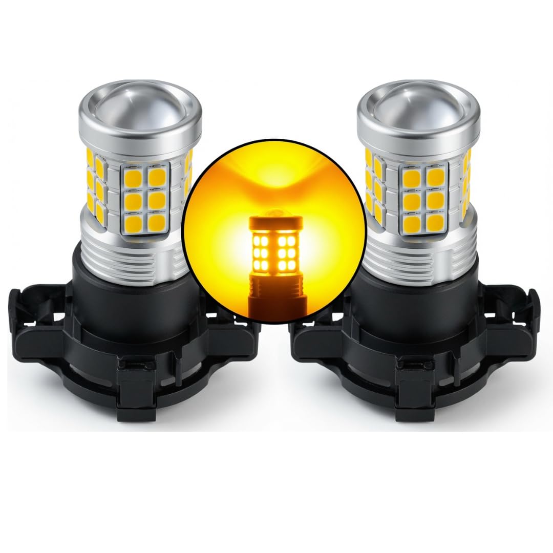 PY24W CREE LED Canbus Indicatori Ambra Arancione Molto Luminoso e Senza Errori Compatibile con 3 Serie E90 E91 E92 E93 - EB4R3 - Trasforma il tuo giro