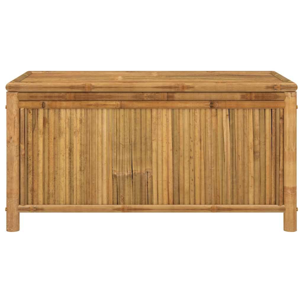 vidaXL Boîte de Rangement de Jardin 110x52x55 cm Bambou, boîte de Rangement extérieure, boîte de Couverture, Mallette de Rangement, Coffre à Outils