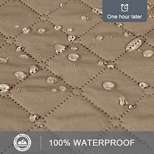 Taococo Waterproof Couch Blanket Dog Bed Cover Couch Cover Pet Blanket For Couch Sofa Chaise Bed, Reversible Sectional Sofa Slipcovers Furniture Protector For Pets Kids (Camel, 52X82 Inches) #TOP1
