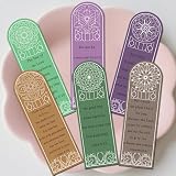 30 Pcs Reading Motivation Bookmarks, Ticket Style,Bible Verses Designs, Colorful Assorted (Bible Verses)