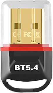 VAVIICLO【最先端Bluetooth5.4技術&超低遅延】Bluetooth 5.4 USBアダプタ 超小型 ブルートゥース子機 PC用/ナノサイズ/Ver5.4/ Bluetoothアダプタ 最大通信距離20m 無線 低遅延 apt-X EDR/LE対応(省電力) Windows 11/10/8.1/8/7(32/64bit) 対応 Mac非対応 日本語取扱説明書付き(レッド)