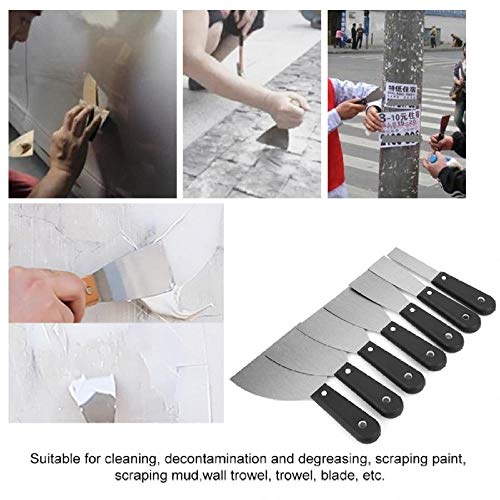 Kit de 7 couteaux à enduire de 1 à 5 pouces pour gratter la peinture