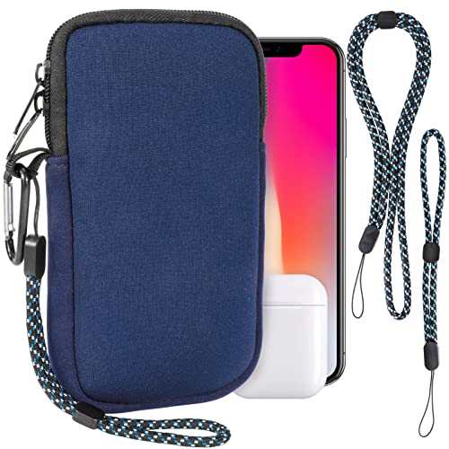 Custodia In Neoprene NJCXOLA Per Cellulare – Universale, Con Cerniera, Tasca Interna E Cordino, Impermeabile E Antiurto