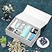 RYDDOY White Gift Box, 9.5x6x3'' Gift boxes for Presents with Lids Magnetic Closure Rectangle Collapsible for Bridesmaid Proposal Box, Wedding, Christmas, Halloween, Birthday Gift Packging