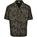 Produktbild Urban Classics Herren Pattern Resort Shirt Freizeithemd, Mehrfarbig (Palm/Olive 01692), Large (Herstellergröße: L)