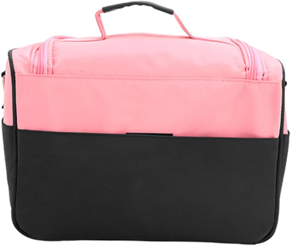 Large Hairdresser Bag Multi-Functional Hair Styling Tools Organizer for Barbers Travel Case Dividers for Scissors Combs Hairdryers and Makeup Products Portable Hairstylist Storage