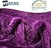 HYSEAS Flannel Fleece Throw Blanket Purple - Super Soft Plush Microfiber Solid Blanket for Couch, Bed, Chair, Sofa - Fuzzy Cozy Lightweight - 50x60 Inch
