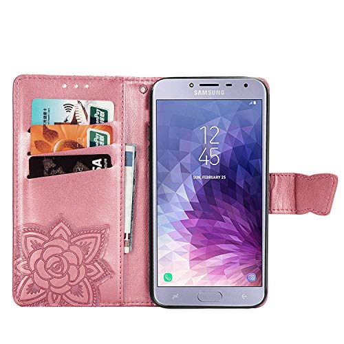 Hoesje voor Galaxy J4 (2018) Portemonnee-etui, Magneet Flip Wallet Slim Beschermende met Kaarthouders slots Telefoonhoes… - Image 3