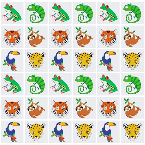 Fun Express RAIN FOREST FRIENDS TATTOOS (6DZ) - Apparel Accessories - VBS Vacation Bible School...