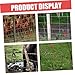 NULYLU 2pcs Fence Gate Hardware Electric Fence Kit Jump Cable Connect Wire Pp Material Weatherproof Easy to Use Farm Fencing System
