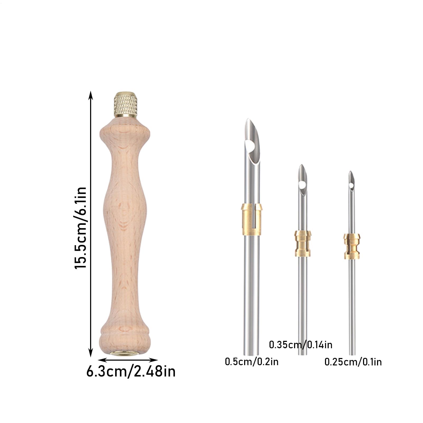 Punch Needle Tool, Punch Needle Kit – Nadelstanz-Set mit Einfädler – Aufbewahrungsbox für Stickereien für Erwachsene und Kinder, enthalten in Osterbastelprojekten