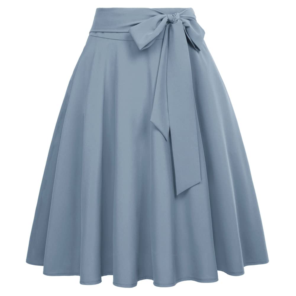 Belle Poque - Gonna da donna lunga fino al ginocchio, in stile Rockabilly anni ‘50, gonne per feste, BP560
