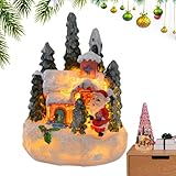 Beleuchtetes Weihnachtshaus, Weihnachtsdorf | Lebkuchenhaus beleuchtet,Weihnachtsdorf-Display,...