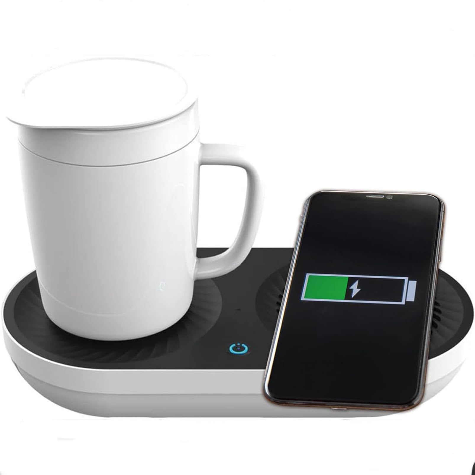 Calentador y enfriador de tazas de café inteligente con cargador inalámbrico rápido
