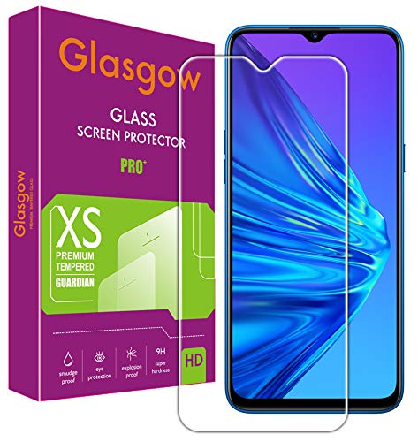 Image of Glasgow 9H+ High Definition [HD] Tempered Glass for Vivo Y15a / Y15s / Y15c Screen Protection Premium Product [Curved Edges] [Gorilla]