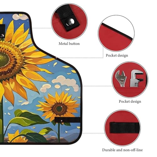 Delantal de trabajo ajustable para hombre y mujer miniatura 3