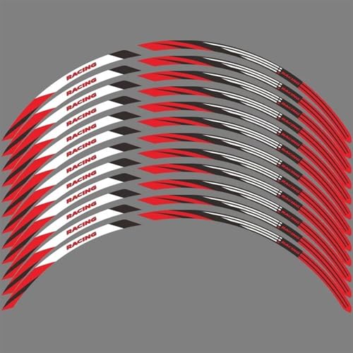 ステッカー オートバイホイールステッカーレーシングリムストライプデカールオートバイ装飾アクセサリーに適合するスズキ GSX-8S GSX-8R 2023 2024(Color4)のサムネイル