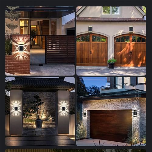 Iluminación para exteriores en terrazas y patios con apliques solares de diseño moderno 7