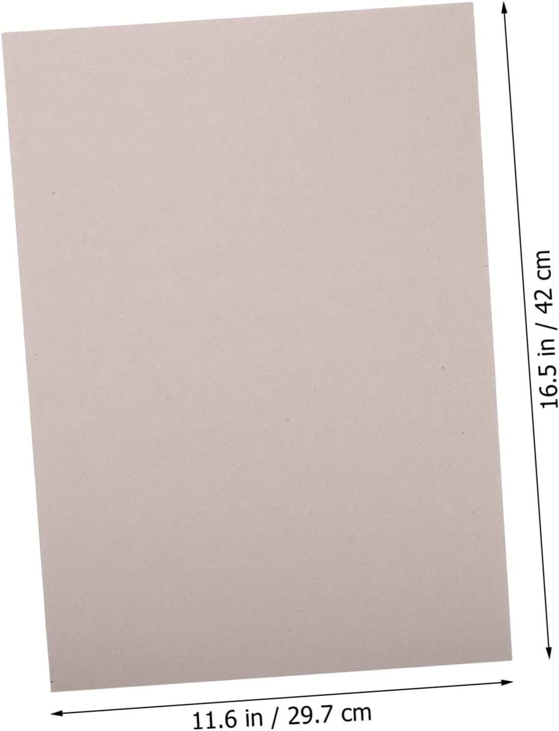 Gogogmee 5pcs Thickened Double-Sided Gray Paperboard for DIY Crafting for Boys and Girls Art Projects and Educational Use and Lightweight