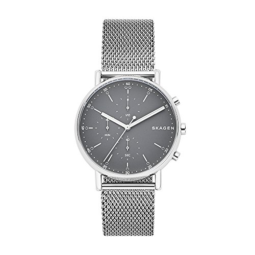 Preisvergleich Produktbild Skagen Herren Chronograph Quarz Uhr mit Edelstahl Armband SKW6464