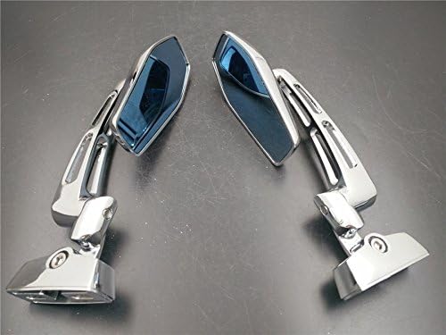 Miniatura 3 de HONGK - Espejos retrovisores ajustables cromados compatibles con Suzuki Hayabusa GSX1300R 99-12 B01C0SQYCW