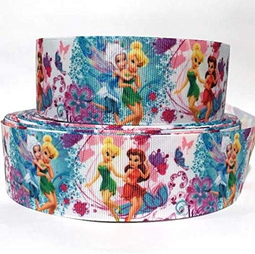 Cinta de grogrén 7/8" princesa impresa por yarda