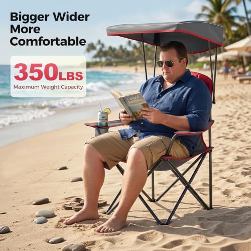 ALPHA CAMP Heavy Duty Canopy Chair