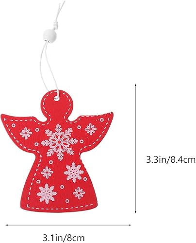 Miniatura 4 de EXCEART 20 piezas de decoraciones de Navidad, adornos de Navidad, decoración de árbol de Navidad, colgante de árbol de Navidad, decoración colgante