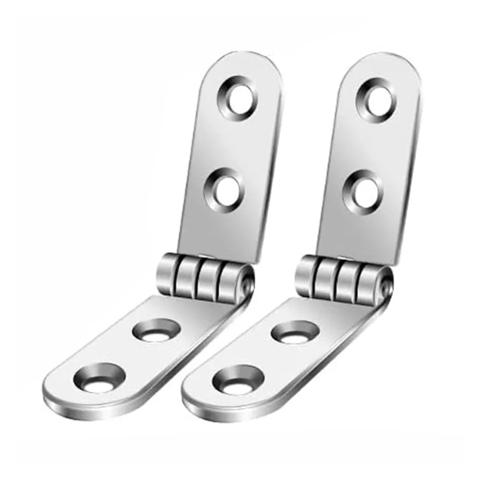 180 Degree Foldable Hinge Flap Screw-On Hinges for Sewing Machine Cabinet Rounded Corner Buffer Furniture Hardware 2pcs