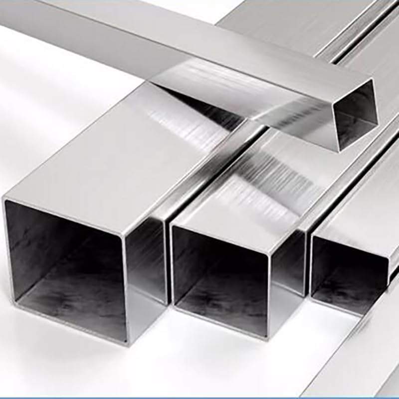 Stainless Steel Square Box Section Tube 5mm 6mm 8mm 10mm 12mm 15mm 20mm 25mm 30mm 35mm 40mm 45mm 50mm 60mm 70mm 80mm 90mm 100mm(50x2x1000mm 8pcs)