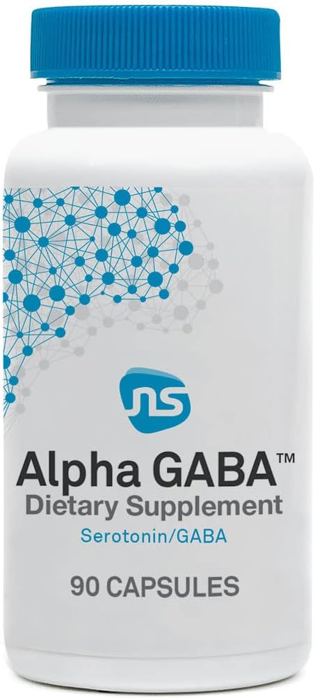 Neuroscience Alpha GABA Supplements - Mood Support Capsules with GABA & L-Theanine - Calming Supplements for Adults for Day or Night Anxiousness (90 ct)