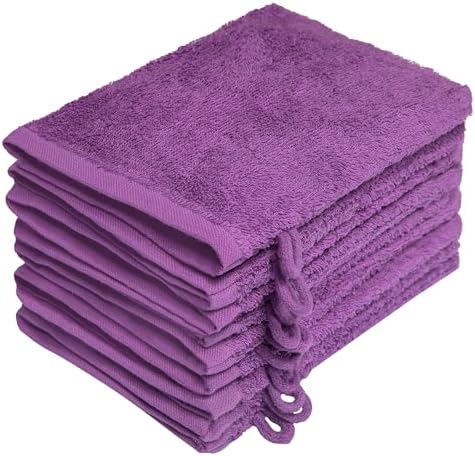 NatureMark Zestaw 10 ręczników frotte, 100% bawełna, piaskowe/beżowe, 15 x 21 cm